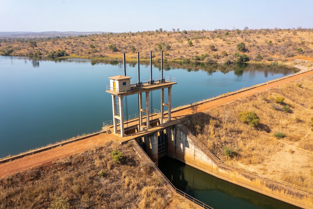 Water Resources & Environmental Engineering — Reservoir from above