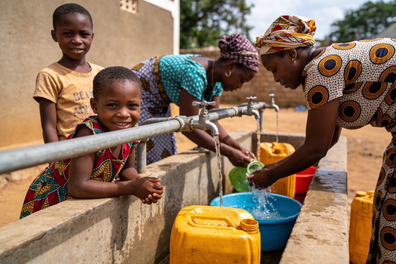 Water Resources & Environmental Engineering — Community standpipe in use