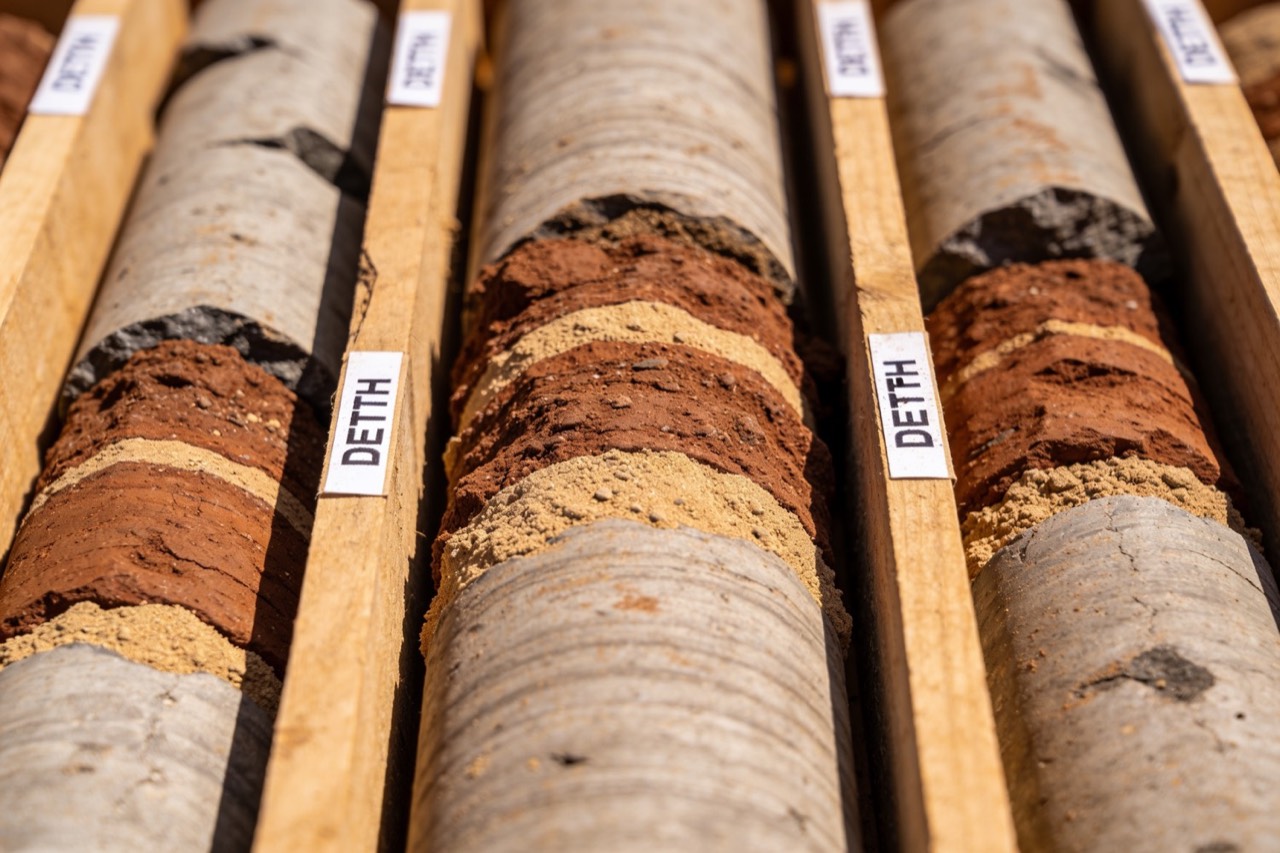 Site Investigation & Geotechnical Engineering — Core boxes of recovered samples