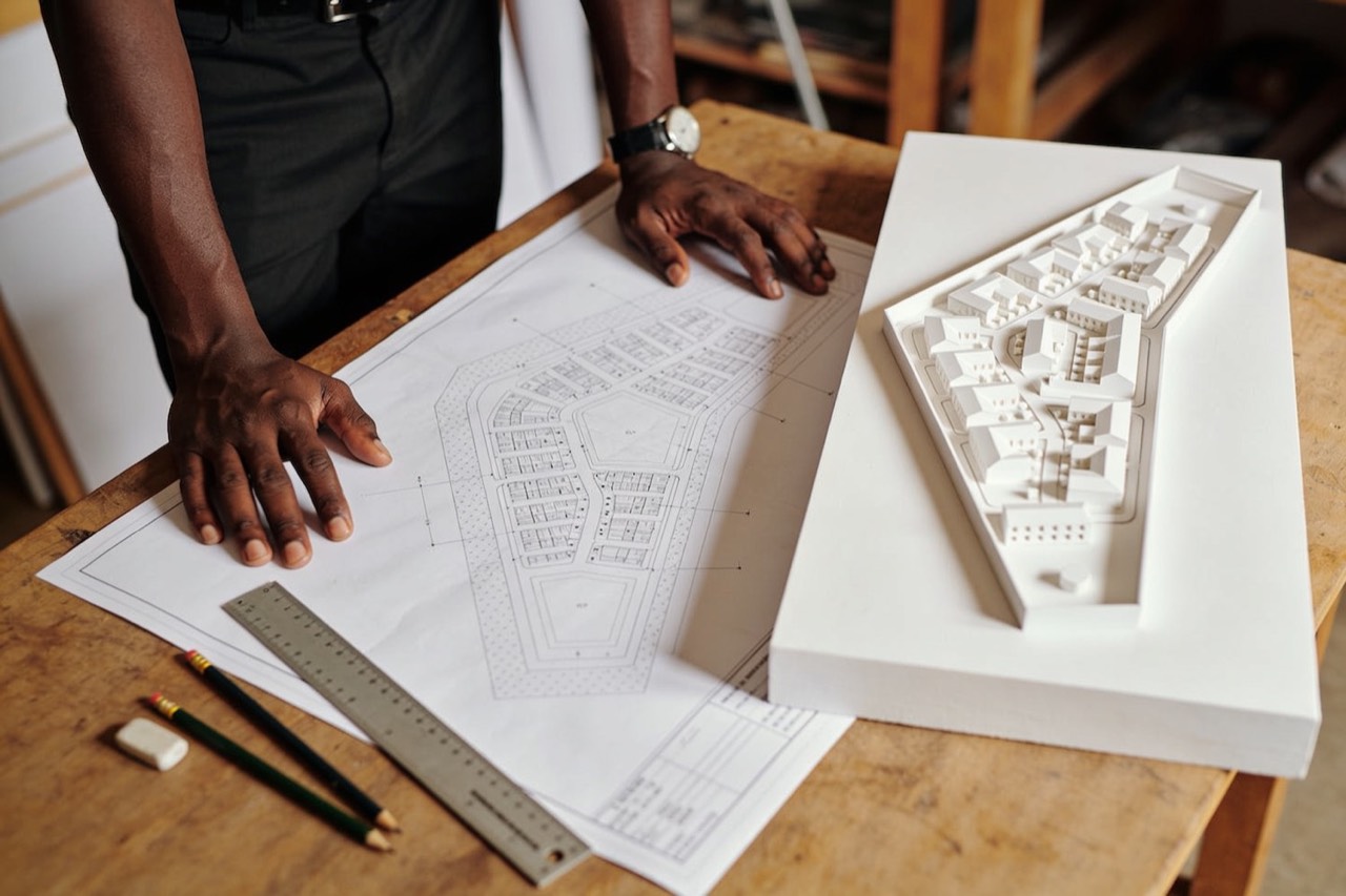 Architecture & Urban Planning — Masterplan drawings and model