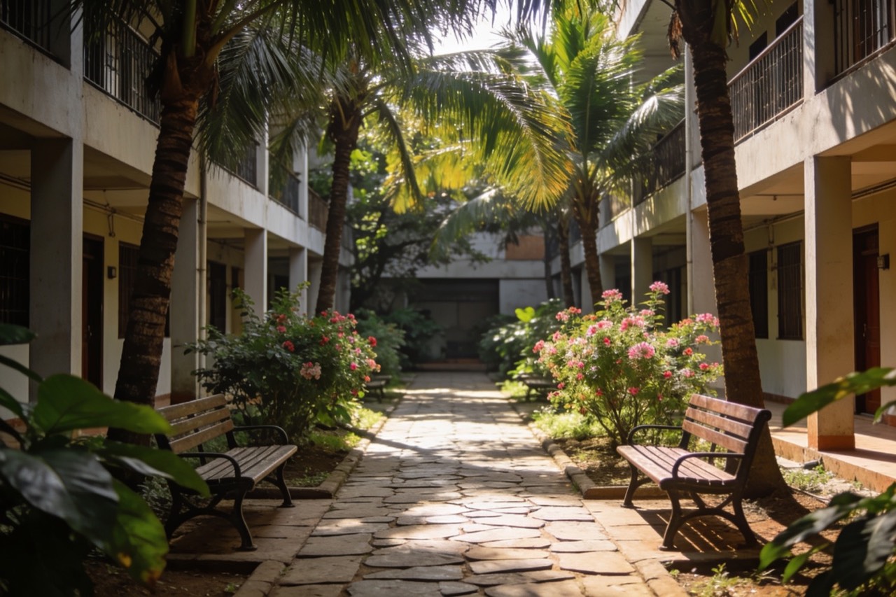 Architecture & Urban Planning — Planted courtyard