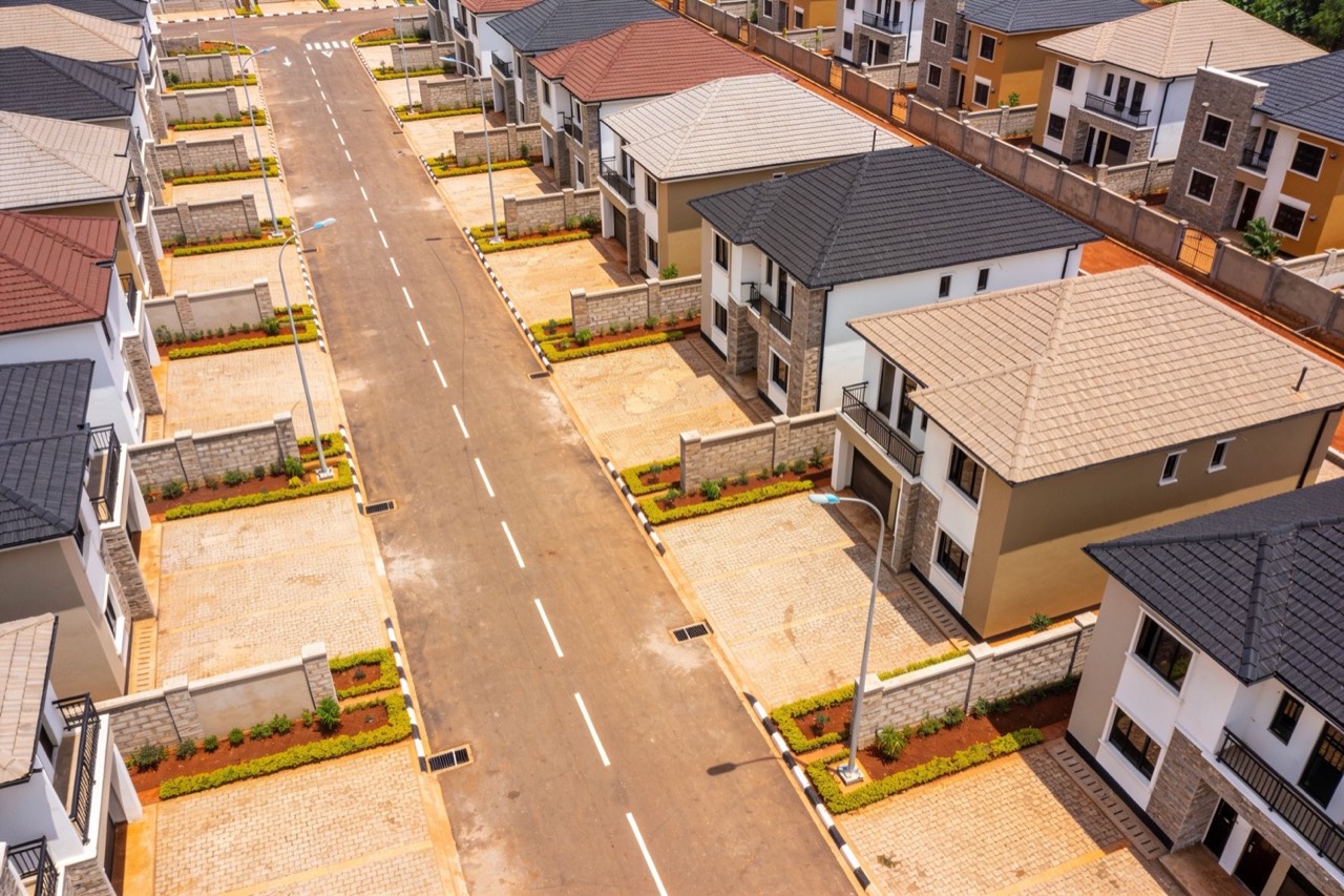 Turnkey Projects — Completed estate infrastructure from above