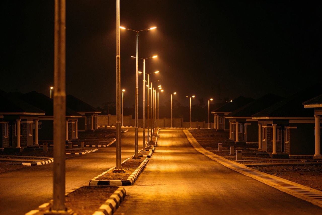 Turnkey Projects — Street lighting at night